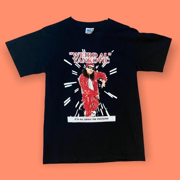 Weird al tee shirt gildan medium black inside - Picture 1 of 4